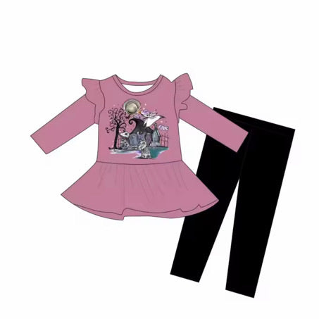 Haunted Dogs Peplum Set