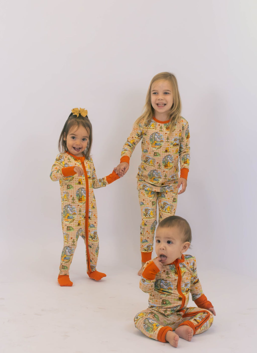 Fall Pooh Long Sleeve 2pc Set