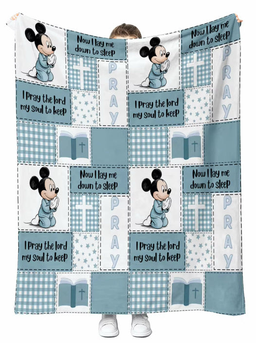Mickey Prayers 60x60 Plush