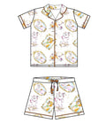 Portraits & Purrs Kids Button Down Short Set