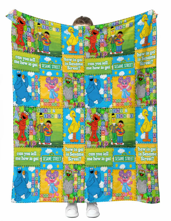 Playdate on the Street 60x60 Plush
