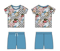 Checkered Tea Part Short Set Coming Soon