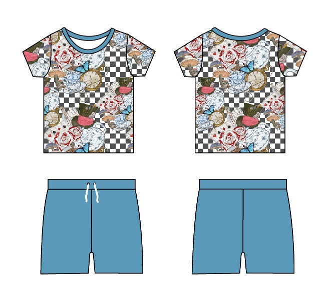 Checkered Tea Part Short Set Coming Soon
