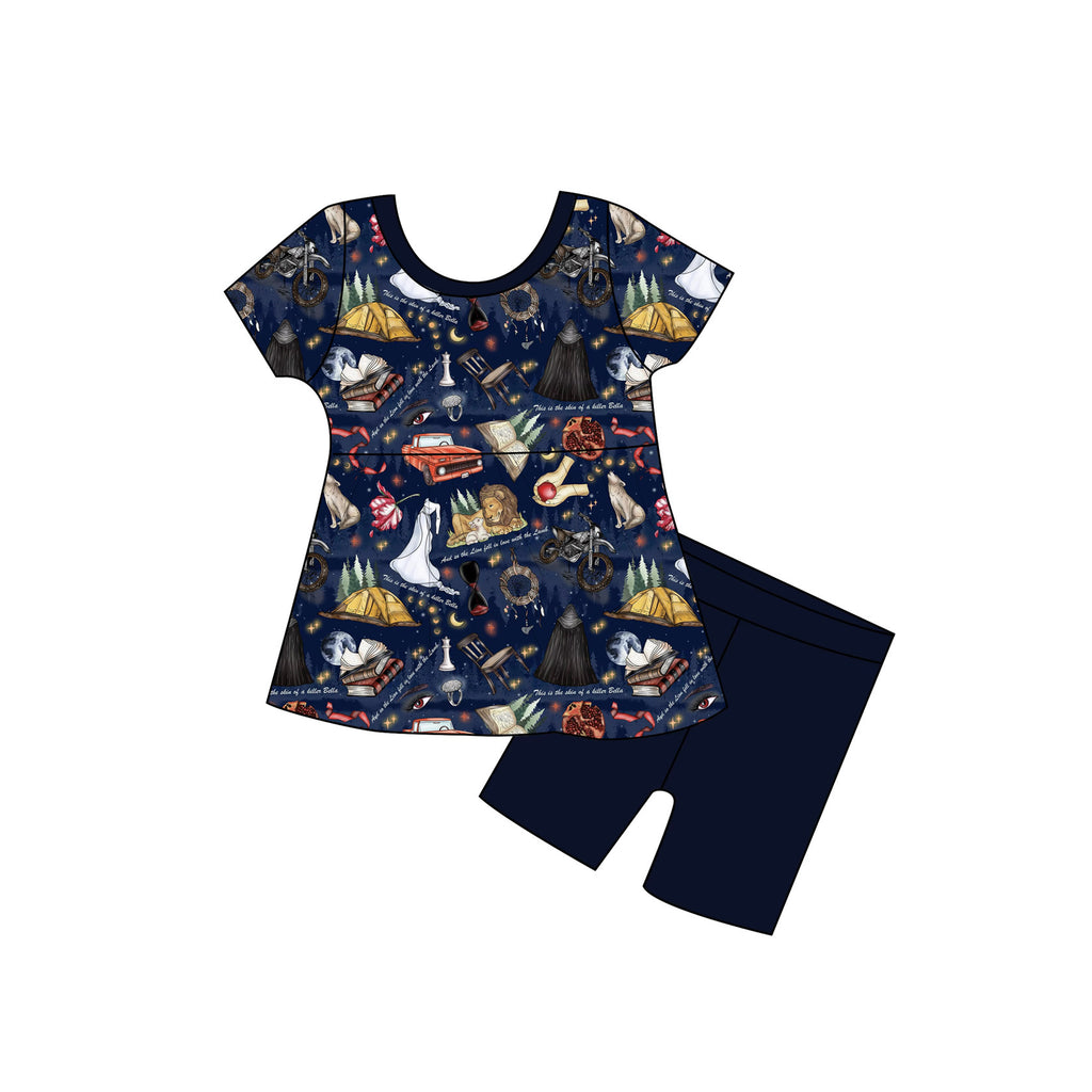 Forks After Dark Peplum Set