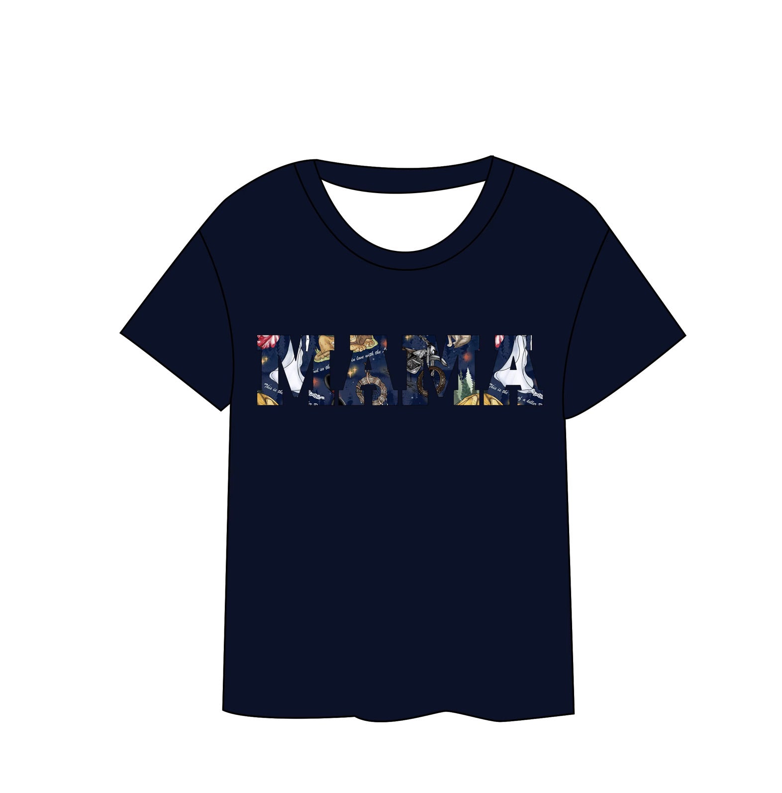 Forks After Dark Mama Tee