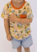 Fall Pooh Pocket Tee