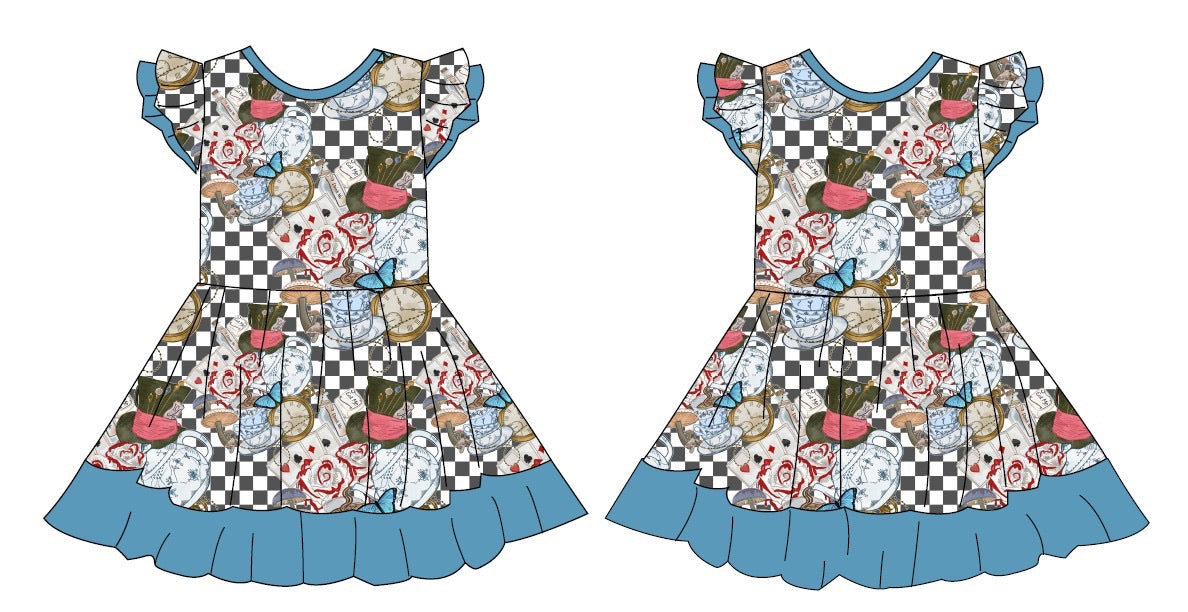 Checkered Tea Part Flutter Twirl Coming Soon