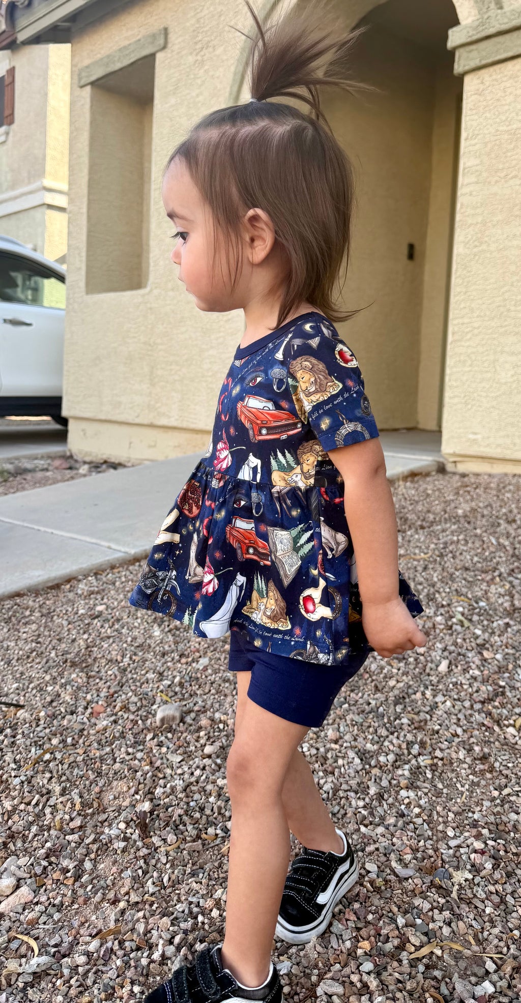 Forks After Dark Peplum Set