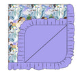 Swan Dream 50x50 Ruffled Double Layer Blanket
