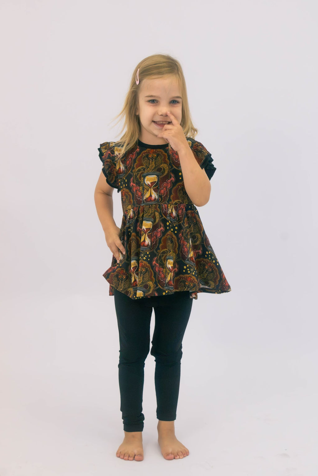 Serpents Gaze Peplum Set
