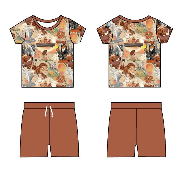 Hakuna Sunset Short Set
