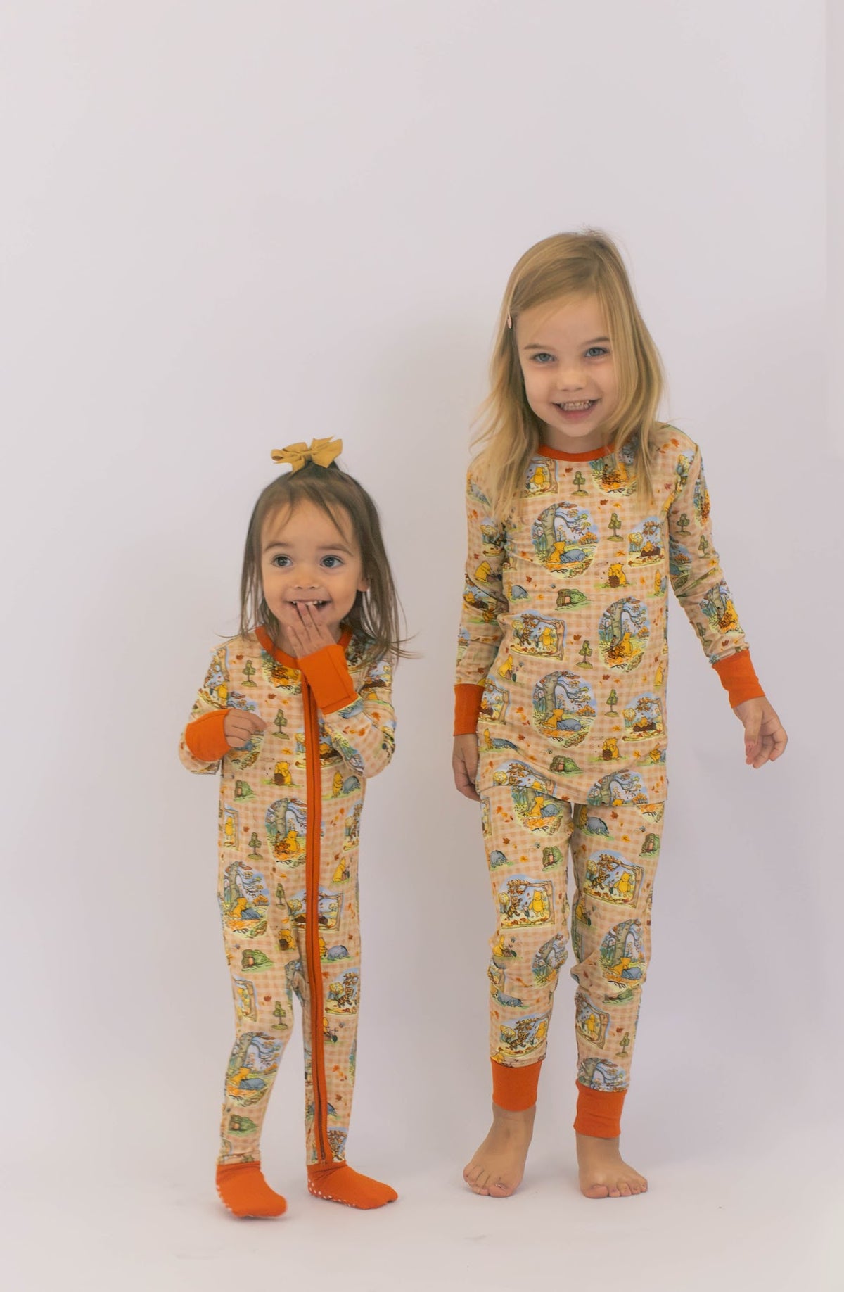 Fall Pooh Long Sleeve 2pc Set