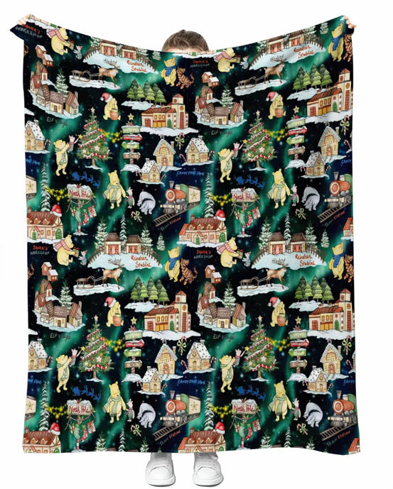 Pooh Christmas 50x60