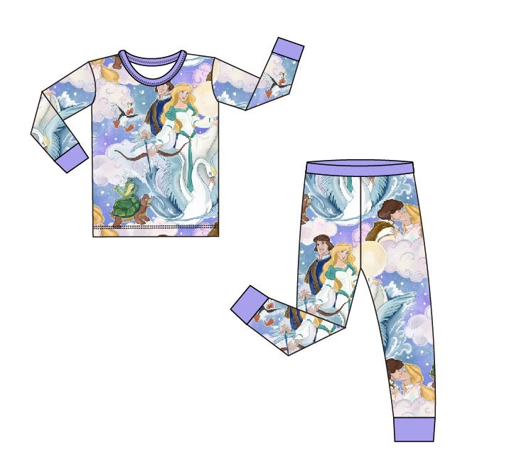 Swan Dream Long Sleeve PJ set