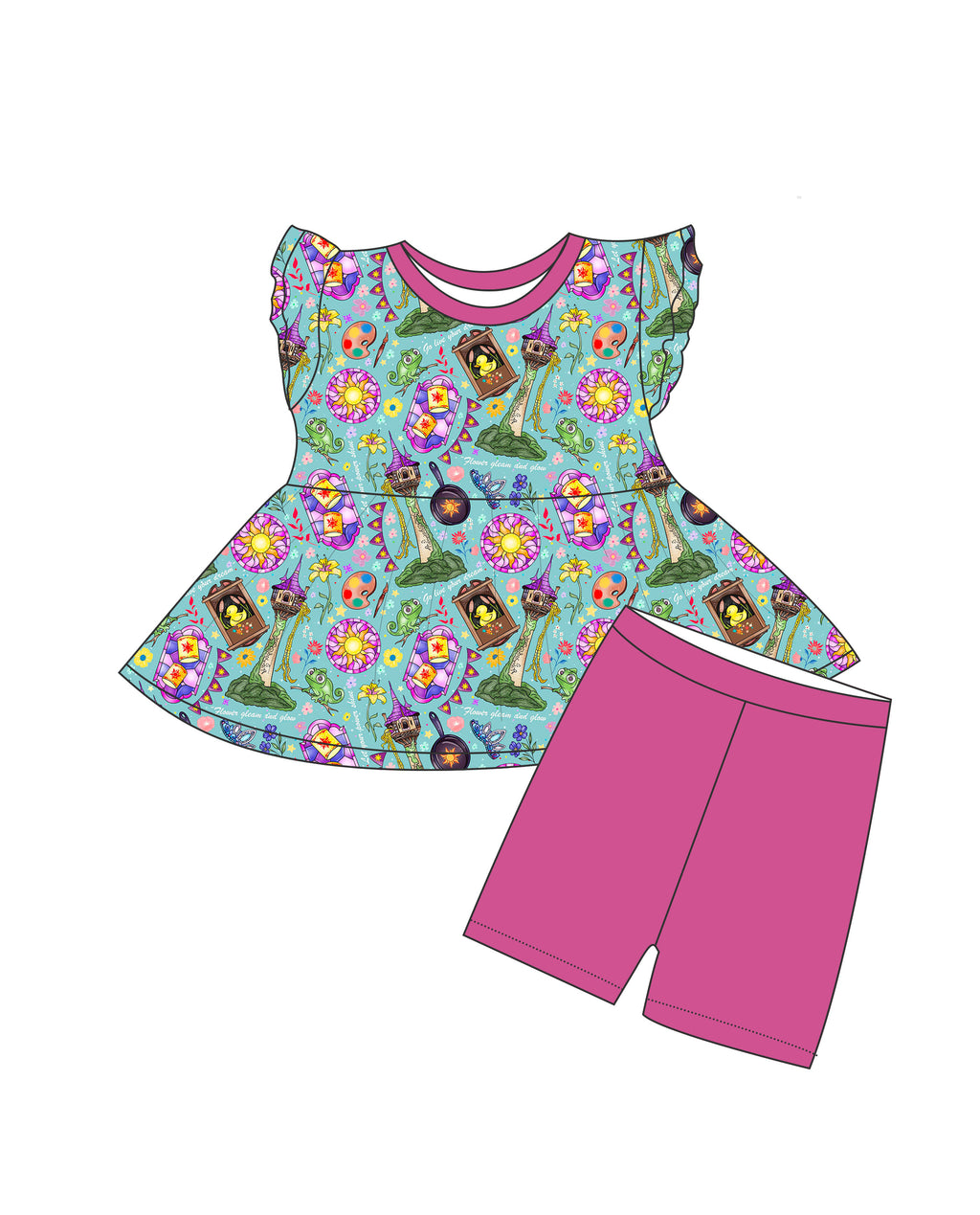 Lanterns & Daydreams Peplum Set