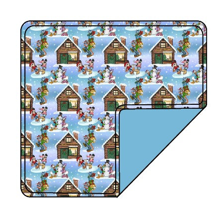 PREORDER - A Very Merry Christmas 60X80 Bamboo/Minky Blanket