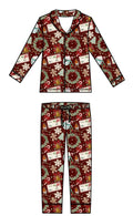 PREORDER - Classic Christmas Adult Button Down Set