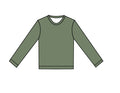 PREORDER - Adult Solid Green Long Sleeve